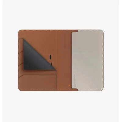 Uniq Belmont Passport Holder Tracker With Rfid-Blocking - Caramel (Caramel/Ivory)